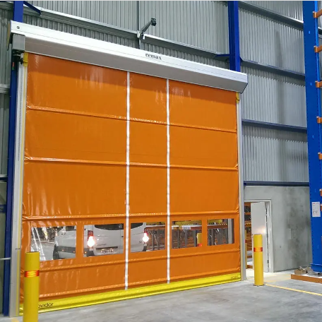 Composition and Working Principle of Pvc High-Speed Door