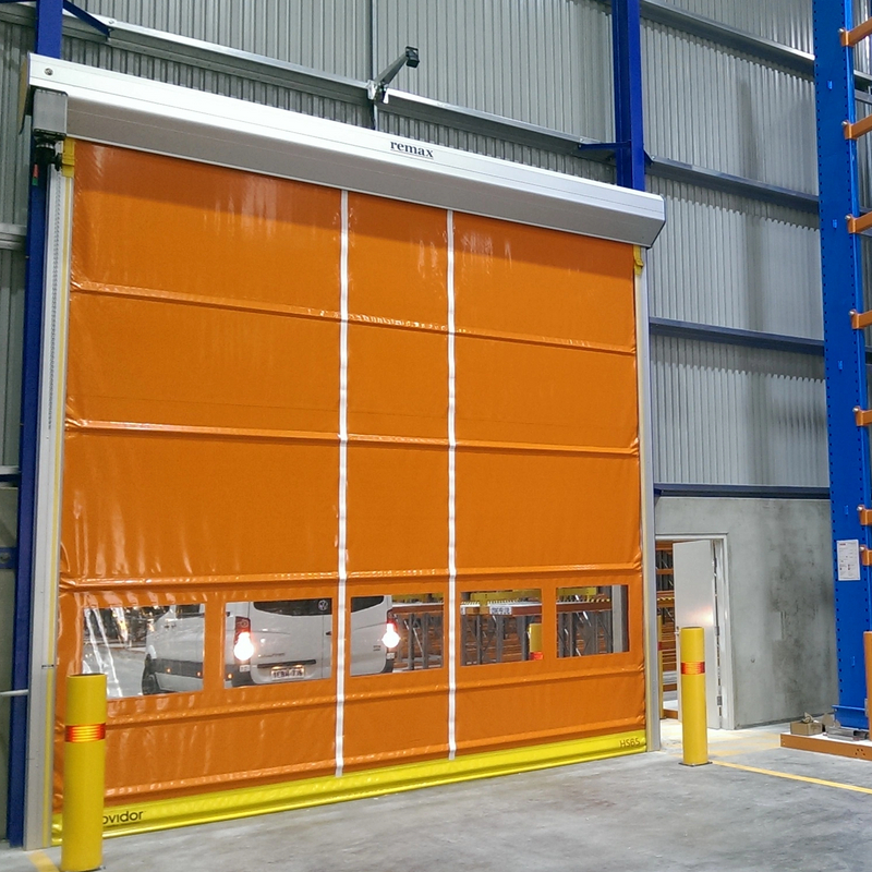 PVC High speed fold up door